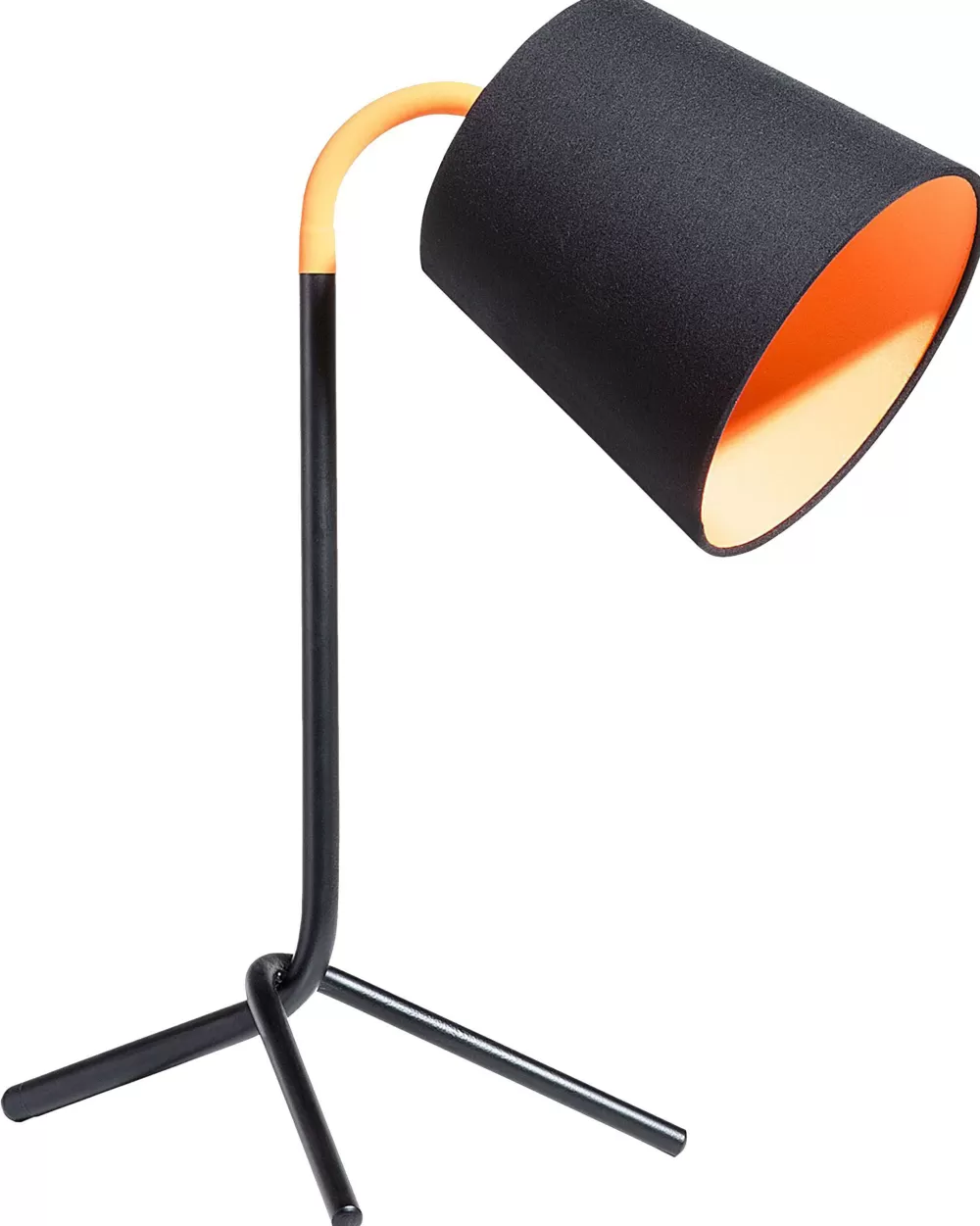 Beliani Iluminação*Candeeiro De Mesa Ajustavel Preto 42 Cm Mooki